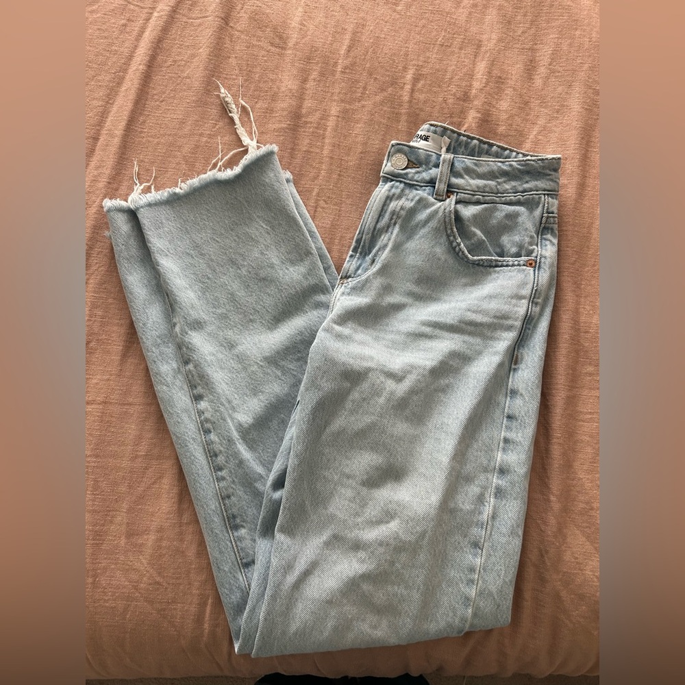 Garage Light Blue 90s Straight Jeans